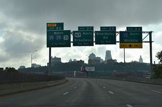 I-35/70 east at I-29 - Kansas City, MO