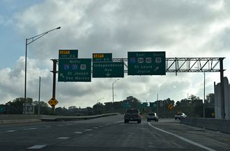 I-35/70-US 24/40 east at I-29/US 71 - Kansas City, MO