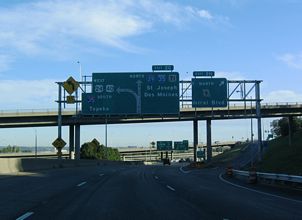 I-70/US 40 west at I-29/35/US 71 - 2004
