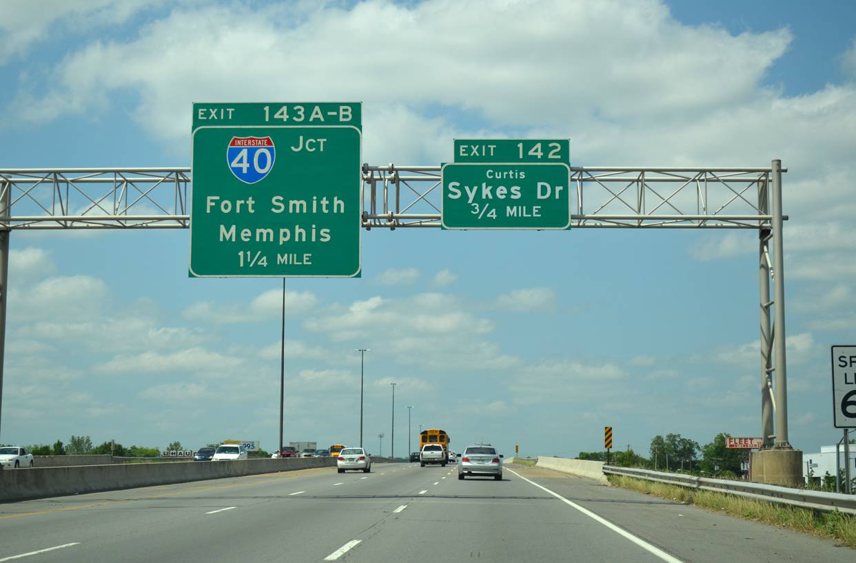 I-30 east at I-40 - North Little Rock, AR