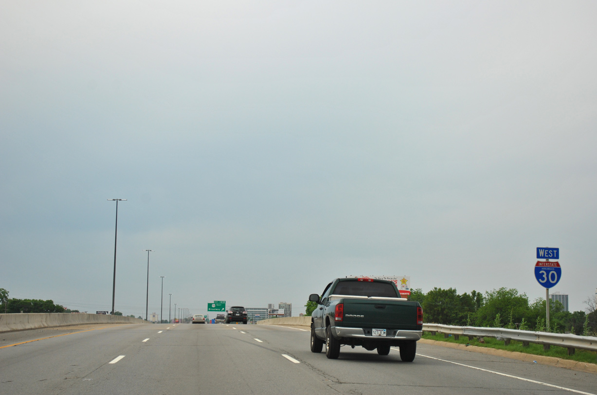 I-30 west at US 70 - North Little Rock, AR