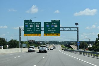 I-30/US 65-67-167 East at I-40 in North Little Rock, AR
