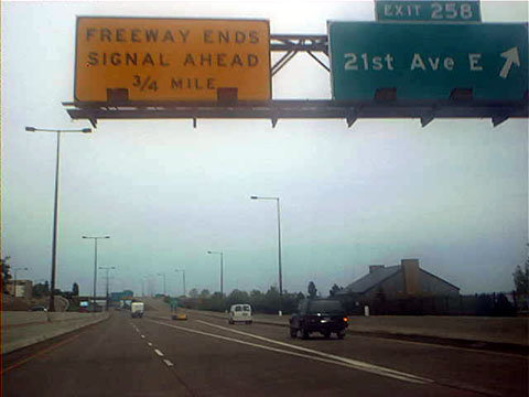 I-35 north at 21st Ave E - 2001