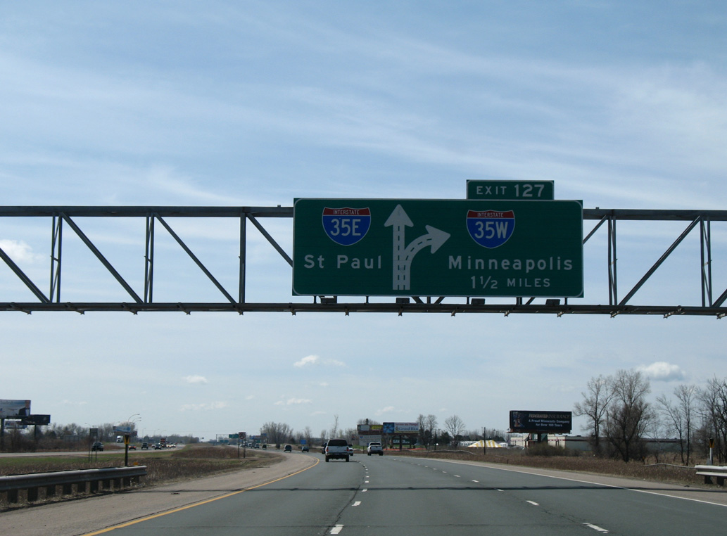 I-35 south at I-35E/W - 2007