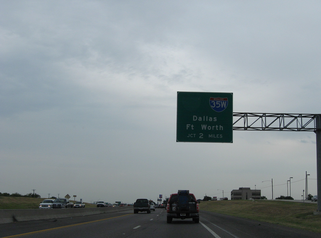 IH 35 south at IH 35E/W - 2009