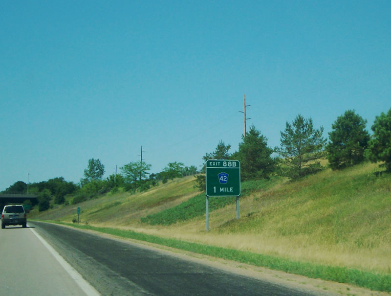 I-35E south at CR 42 - 2006