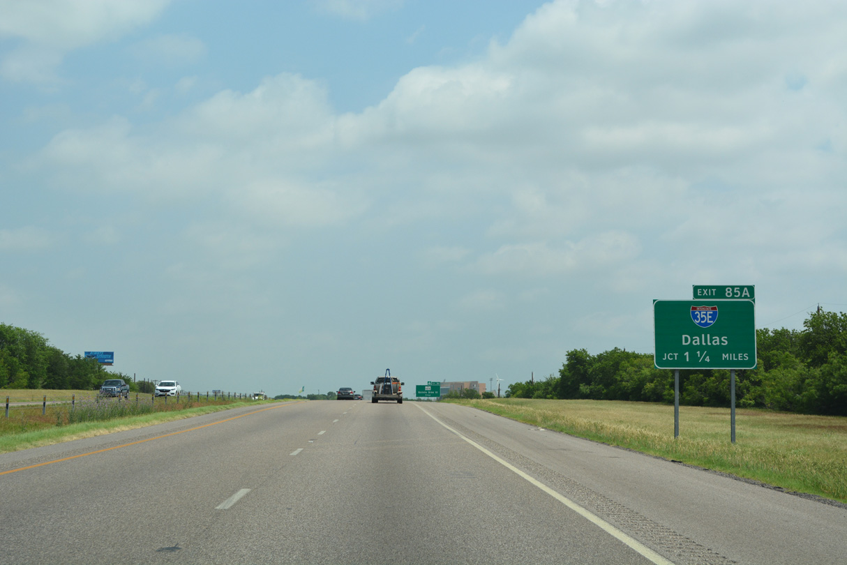 IH 35W north at IH 35/35E - Denton, TX