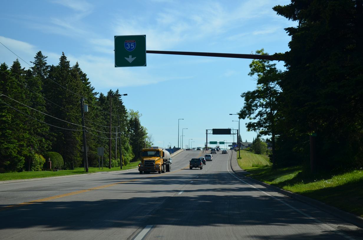 MN 61 south at I-35 - Duluth, MN