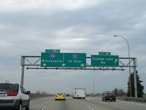 I-35 north at I-35E/W - 2007