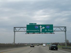 I-35 north at I-35E/W - 2007