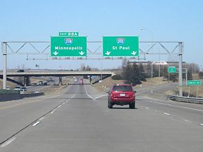 I-35 north at I-35E/W - 2007