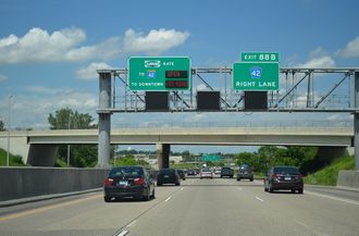 I-35E/W north split - Burnsville, MN