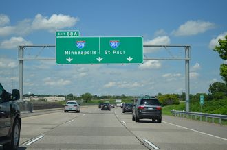 I-35E/W north split - Burnsville, MN