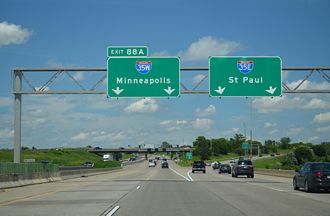 I-35E/W north split - Burnsville, MN