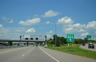 I-35E/W north split - Burnsville, MN