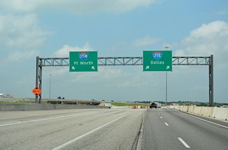 IH 35 north at IH 35E/W - Hillsboro, TX