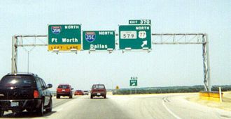 IH 35 north at IH 35E/W - 2000