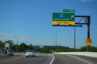 I-35 north at MN 61 - Duluth, MN