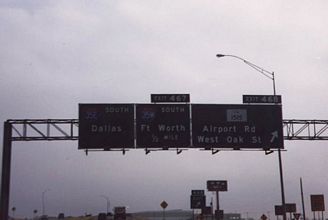 IH 35 south at IH 35E/W - 1996