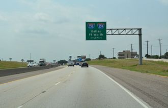 IH 35 south at IH 35E/W - Denton, TX