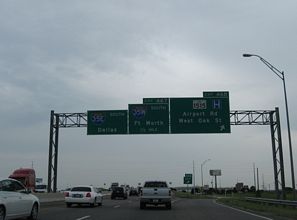IH 35 south at IH 35E/W - 2009