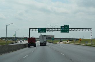 IH 35 south at IH 35E/W - Denton, TX