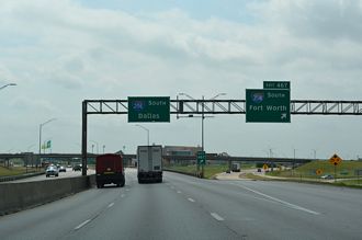 IH 35 south at IH 35E/W - Denton, TX