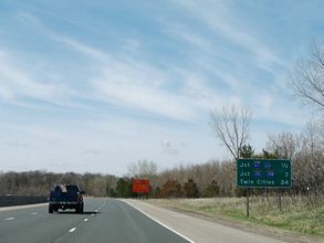 I-35 south at MN 97 - Columbus