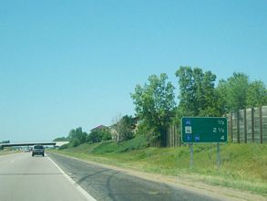 I-35E south at CR 42 - 2006