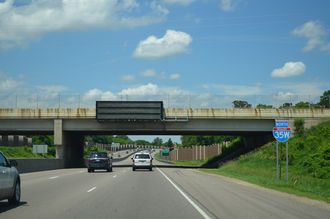 Interstate 35W north in Minnesota