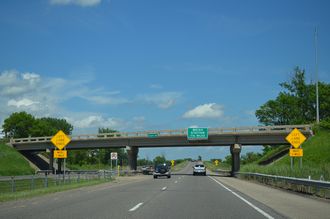 I-35W north at I-35 - Columbus, MN