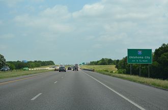 IH 35W north at IH 35/35E - Denton, TX
