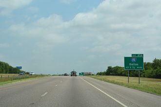 IH 35W north at IH 35/35E - Denton, TX