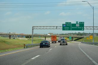 IH 35W north at IH 35/35E - Denton, TX