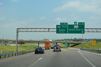 IH 35W north at IH 35/35E - Denton, TX