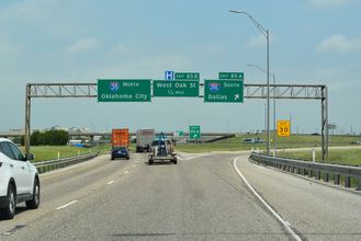 IH 35W north at IH 35/35E - Denton, TX