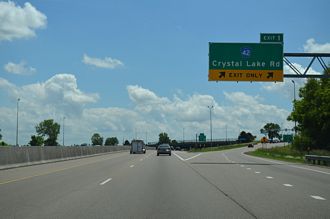 I-35W south at I-35 - Burnsville, MN