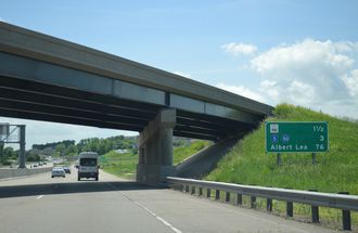 I-35W south at I-35 - Burnsville, MN