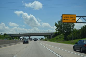 I-35W south at I-35 - Burnsville, MN