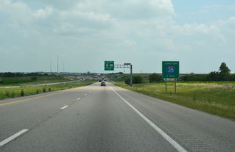 IH 35W south at IH 35/35E - Hillsboro, TX