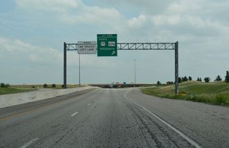 IH 35W south at IH 35/35E - Hillsboro, TX