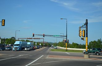 London Rd north at I-35/MN 61 - Duluth, MN