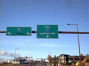 MN 61 south at I-35 - 2001