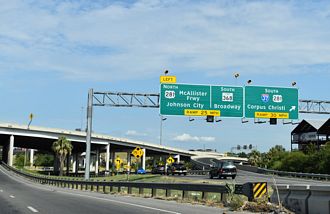 IH 35 north at IH 37/US 281 - San Antonio, TX
