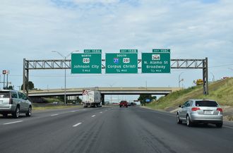 IH 35 south at IH 37/US 281 - San Antonio, TX