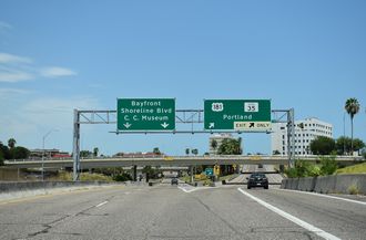 IH 37 south at US 181 - Corpus Christi, TX