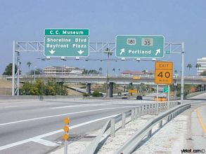 IH 37 south at US 181 - 2000