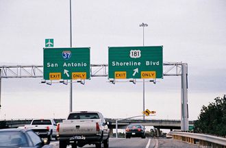 SH 286 (Crosstown Expwy) north at IH 37 - 2000