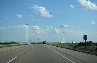 I-39/US 51 south at I-55 - Normal, IL