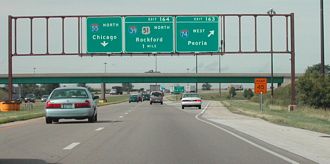 I-55-74/US 51 north at I-39 - 2002